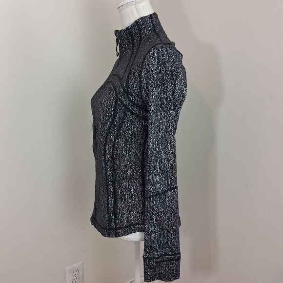 Lululemon Define Jacket Luon Suited Jacquard Black and White Size 8 - Picture 6 of 9